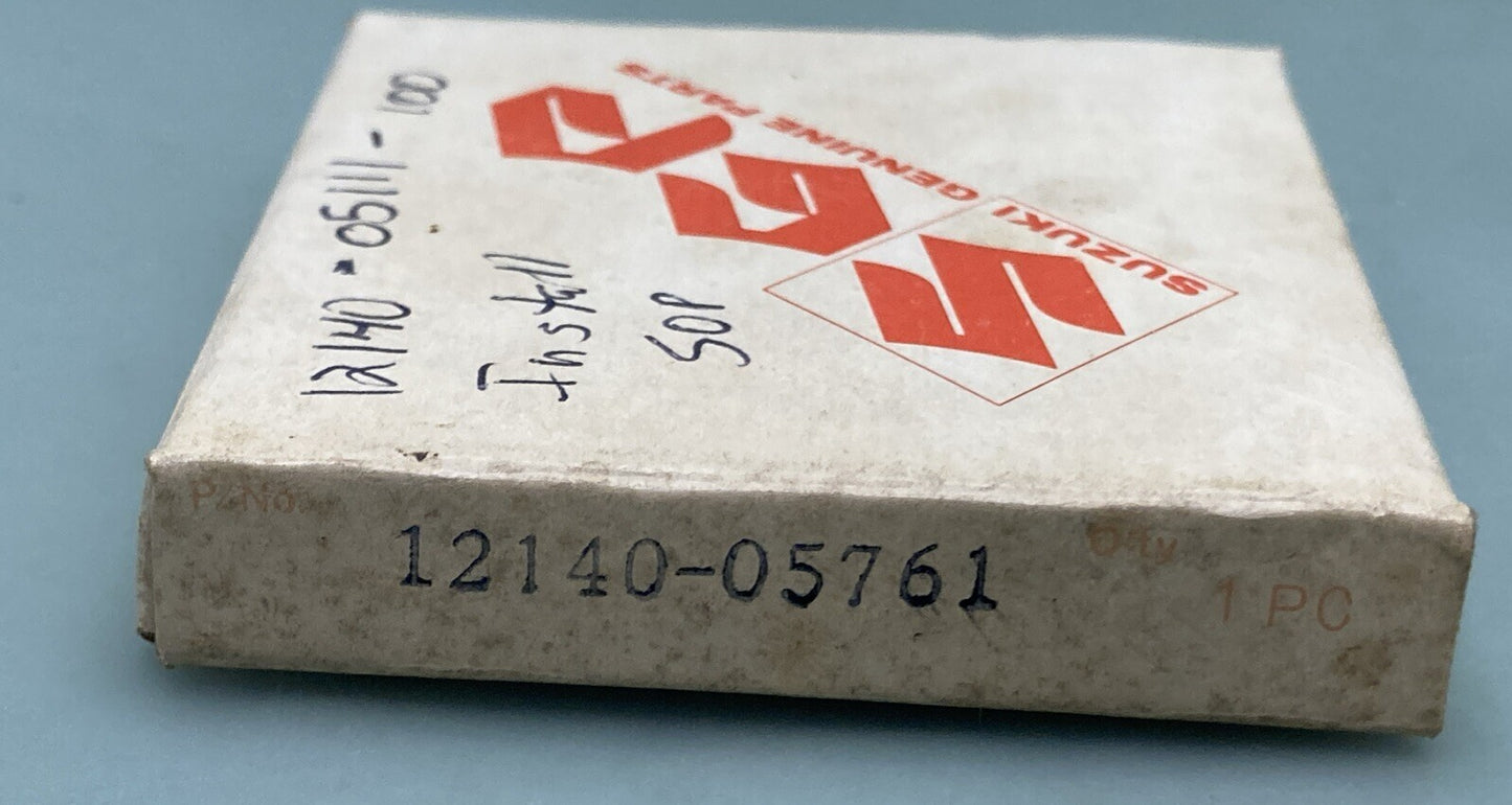 NEW GENUINE SUZUKI 12140-05761 PISTON RING SET, 1971-1974 SUZUKI TS50