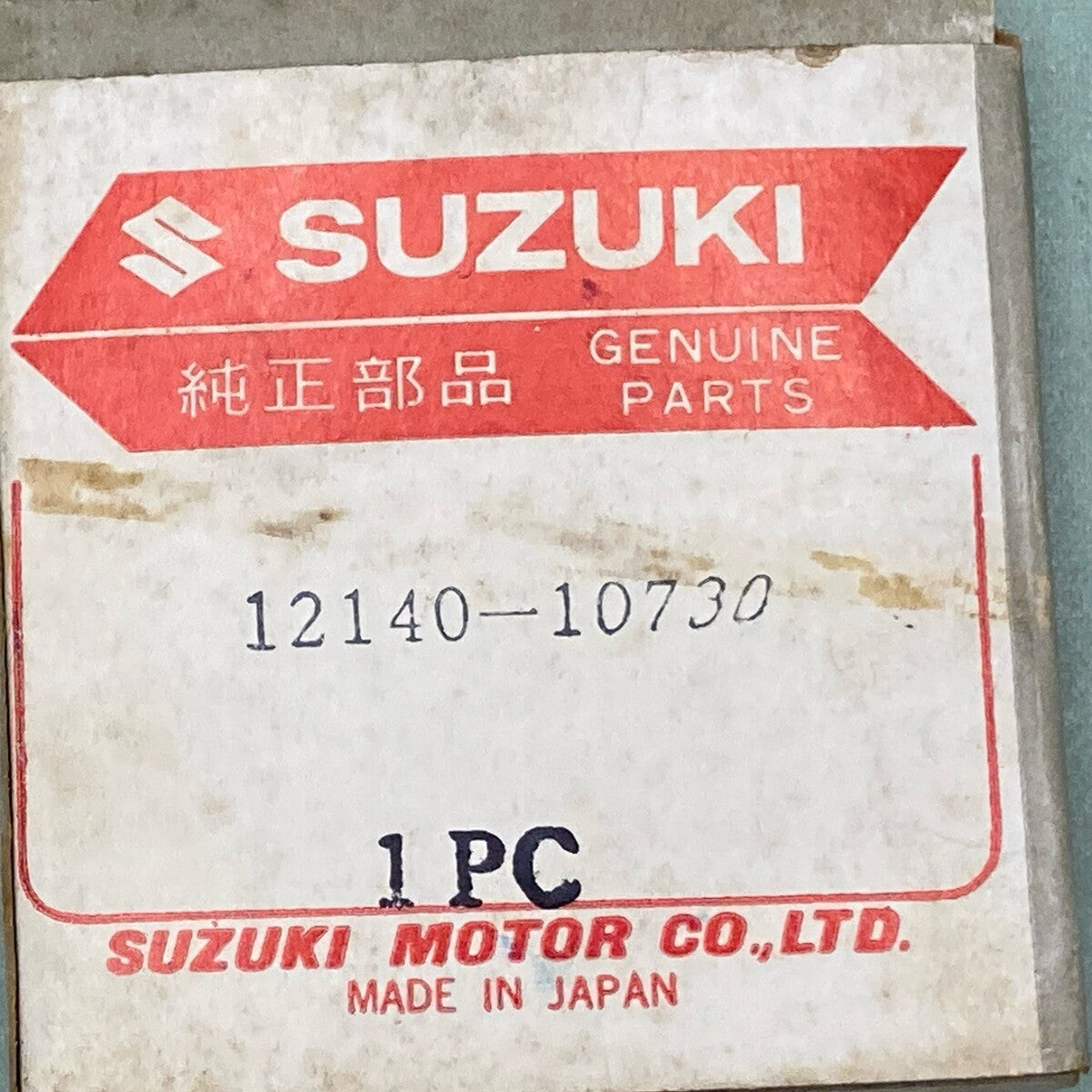 QTY 2 NEW GENUINE SUZUKI 12140-10730 PISTON RING SET, 1968 SUZUKI T200 TC200