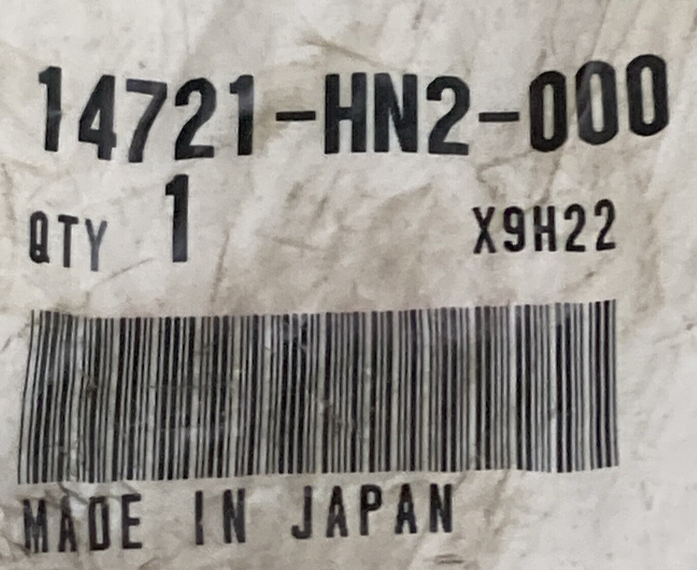 NEW GENUINE HONDA 14721-HN2-000 EXHAUST VALVE