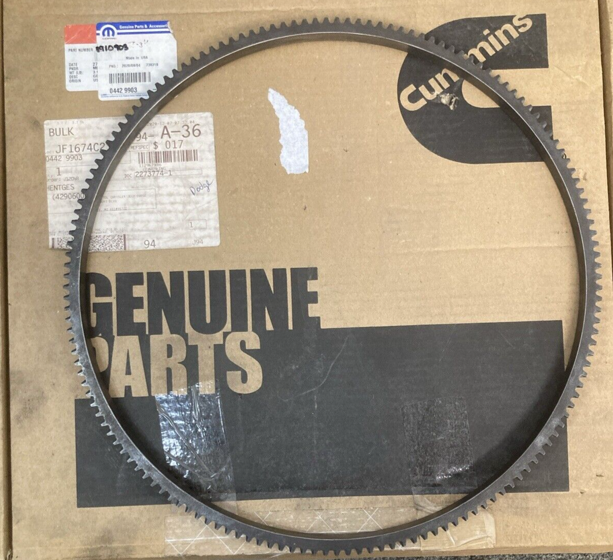 NEW GENUINE CUMMINS 3910903 FLYWHEEL Ring Gear 152T MOPAR 4429903