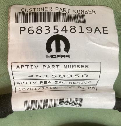 NEW GENUINE MOPAR 68354819AE Lift-Gate Wiring FITS 2018 Chrysler Pacifica