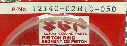 NEW GENUINE SUZUKI 12140-02B10-050 PISTON RING SET, SUZUKI RM80 1990-1995