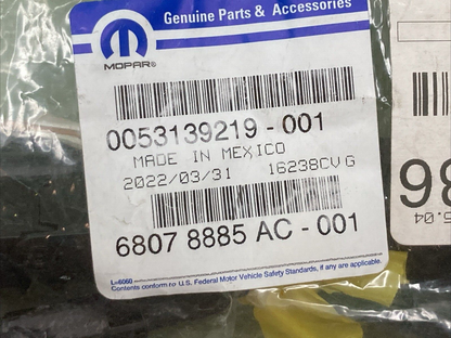 NEW GENUINE MOPAR 68078885AC Sliding Door Track Wiring FITS 2012 DODGE RAM CHRYS