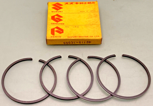 NEW GENUINE SUZUKI 00031-01120 PISTON RING SET, 1967 SUZUKI T10