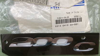 NEW GENUINE MOPAR 68146419AA NAMEPLATE SILVER FITS 2015-2017 Chrysler 200