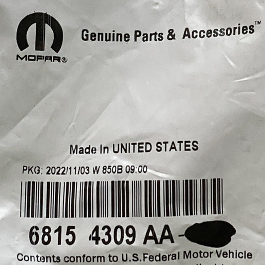 NEW GENUINE MOPAR 68154309AA Fog Lamp Jumper Wiring 2013-2022 Ram