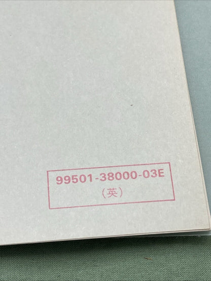 GENUINE SUZUKI 99501-38000-03E GS850GL SUPPLEMENTARY SERVICE MANUAL 1981