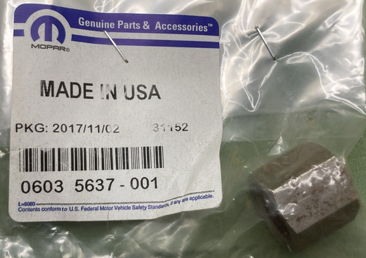 NEW GENUINE MOPAR 6035637 Hex Flange Serrations Nut FITS 2003-2007 RAM