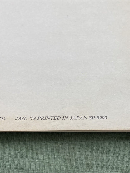 GENUINE SUZUKI SR-8200 E-3 GS850G SERVICE MANUAL 1979