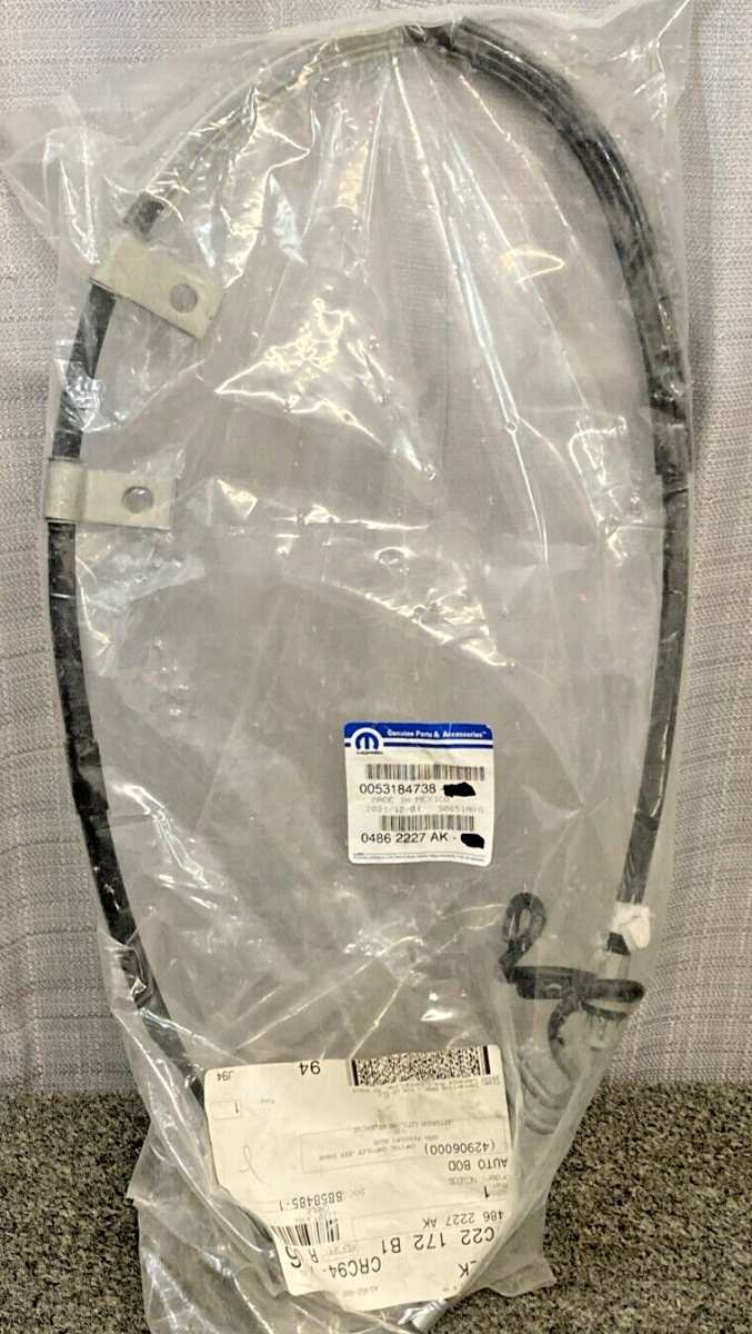 NEW GENUINE MOPAR 04862227AK Parking Brake Cable, Left Rear 2009-2020 Journey