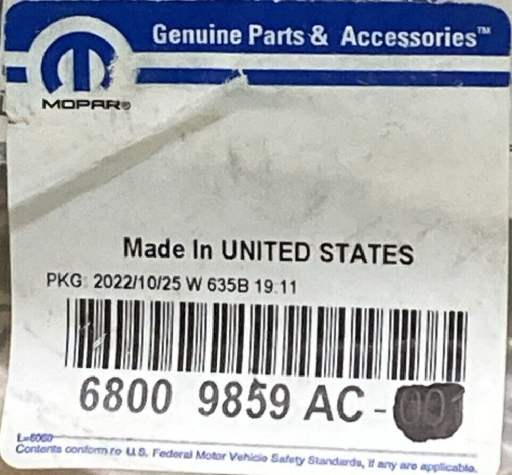 NEW GENUINE MOPAR 68009859AC Oil Pump Cover 2007-2018