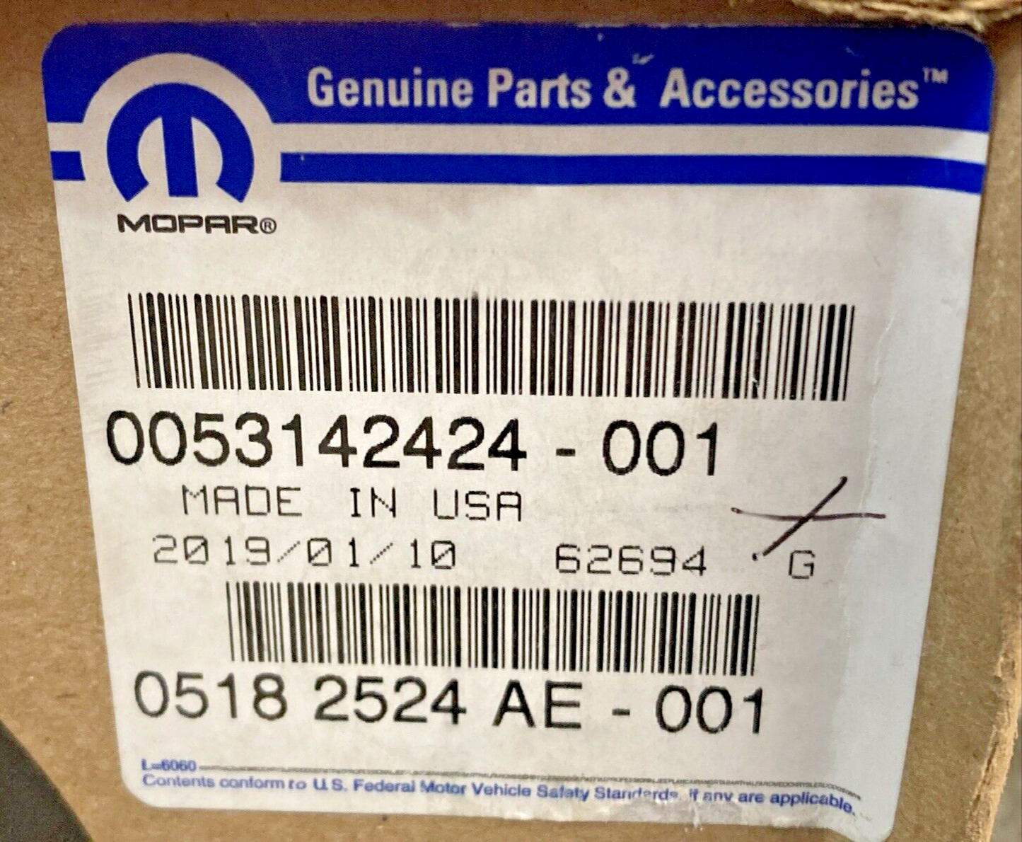 NEW GENUINE MOPAR 05182524AE Lamp-Tail Stop Turn