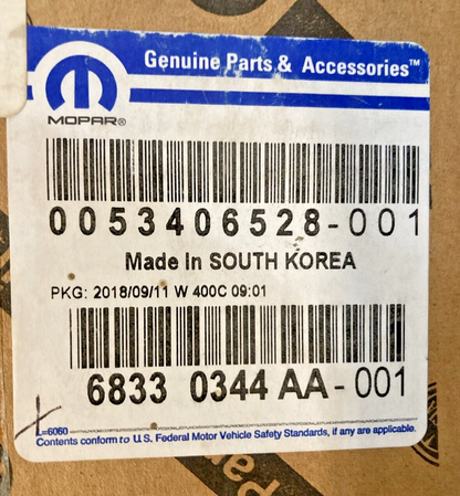 NEW GENUINE MOPAR 68330344AA Lamp-Tail 2014-2018 Jeep Cherokee