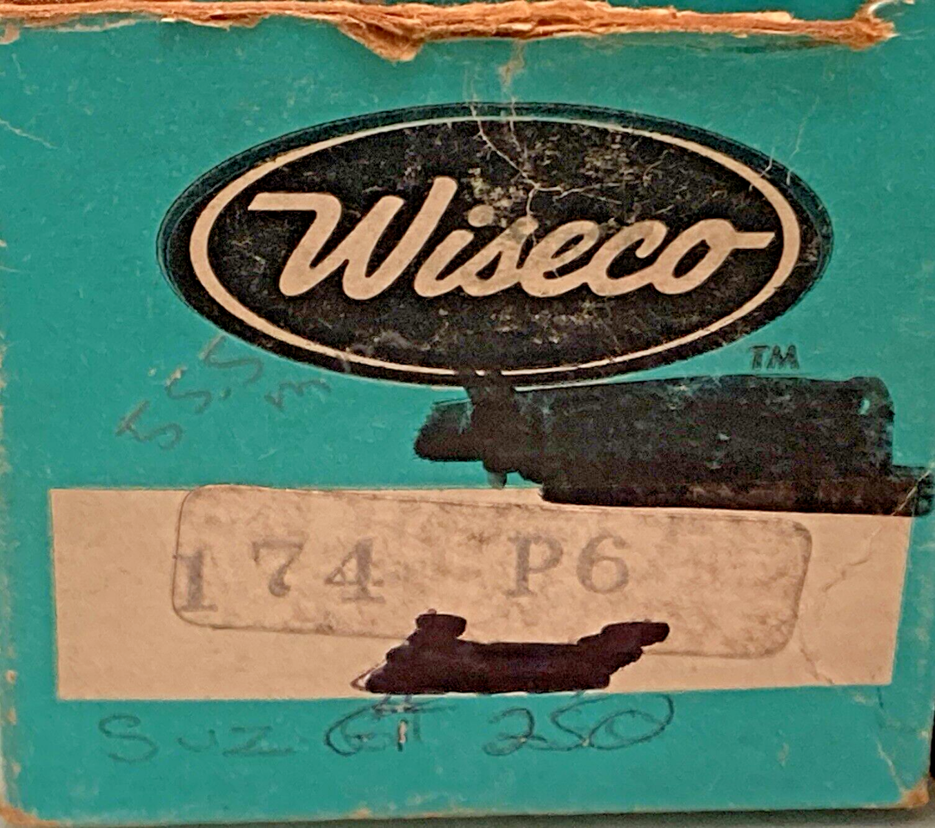 NEW GENUINE WISECO 174 P6 HI-PERFORMANCE PISTON, SUZUKI
