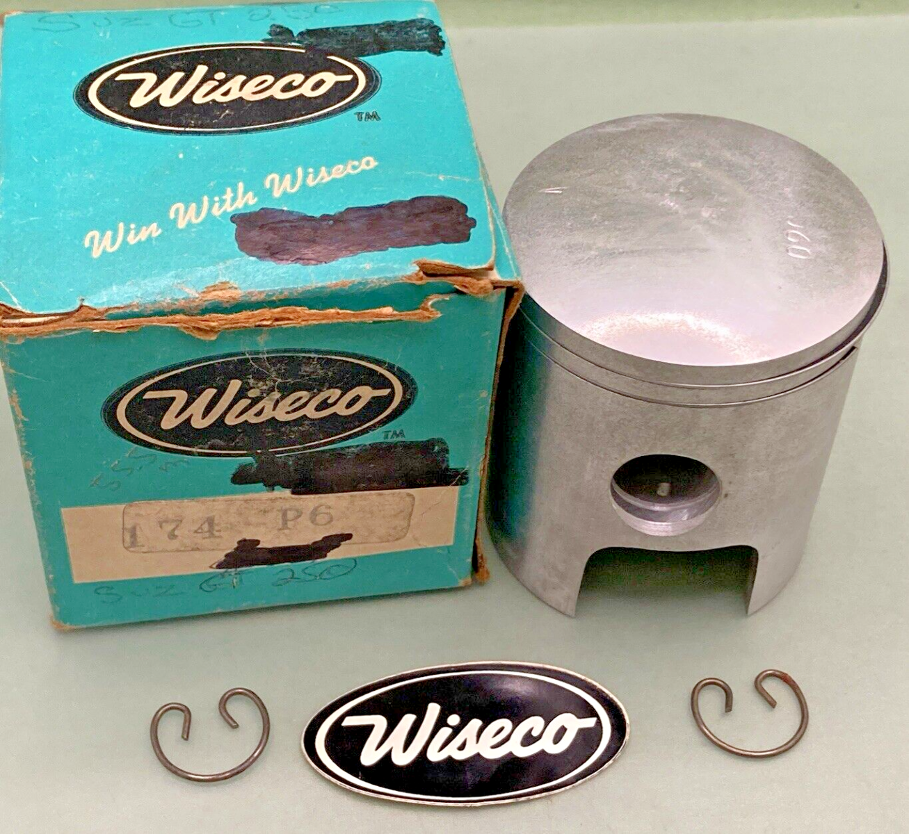 NEW GENUINE WISECO 174 P6 HI-PERFORMANCE PISTON, SUZUKI