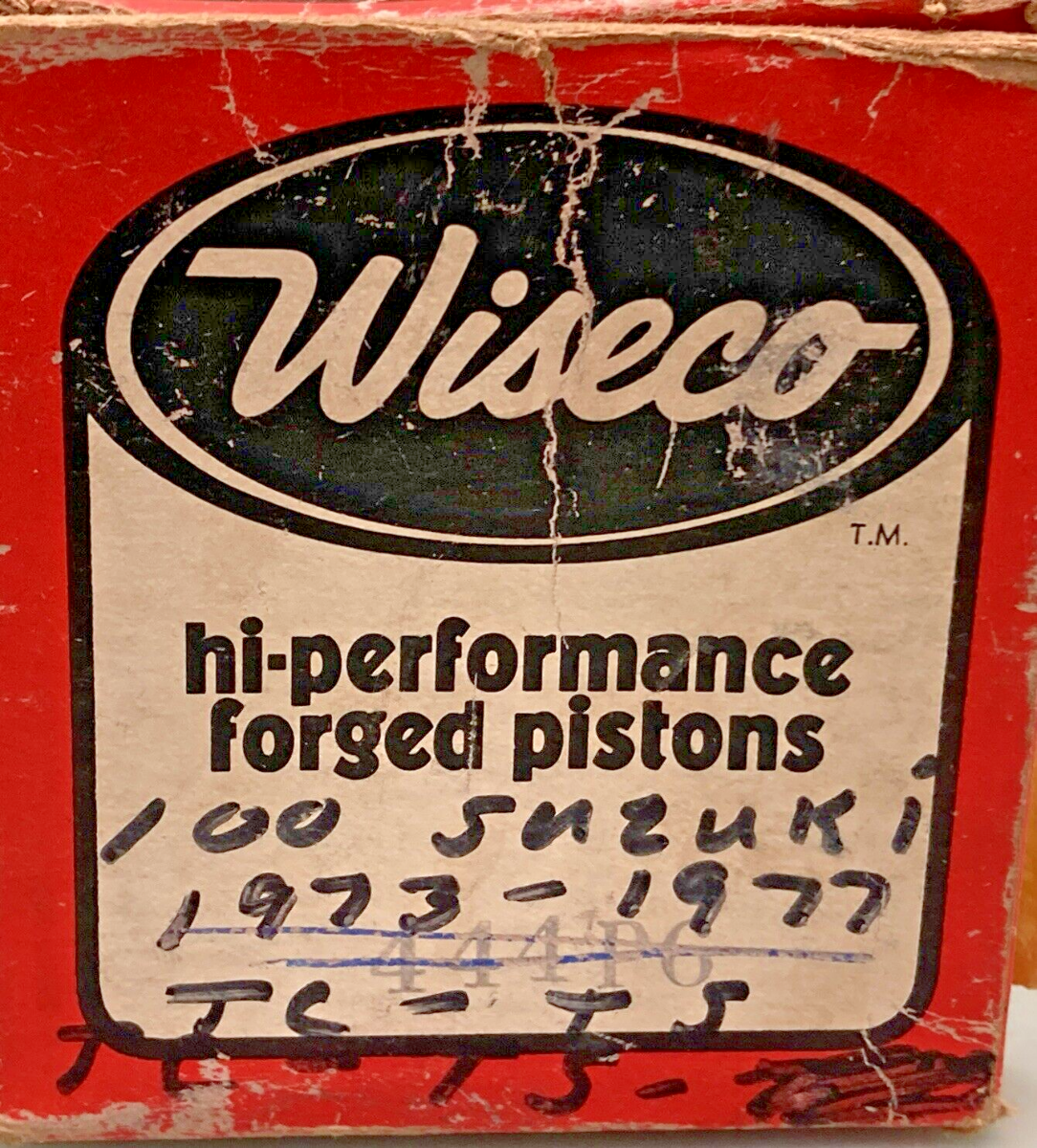 NEW GENUINE WISECO 444P6 HI-PERFORMANCE FORGED PISTON, SUZUKI