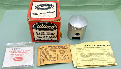 NEW GENUINE WISECO 444P6 HI-PERFORMANCE FORGED PISTON, SUZUKI