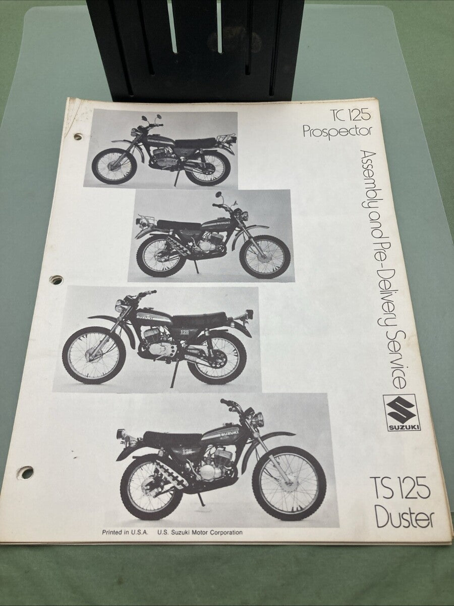 GENUINE SUZUKI TC125 PROSPECTOR/ TS125 DUSTER  ASSEMBLY AND PRE-DELIVERY SERVICE