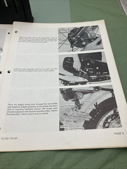 GENUINE SUZUKI TC100 BLAZER/ TS100 HONCHO ASSEMBLY AND PRE-DELIVERY SERVICE