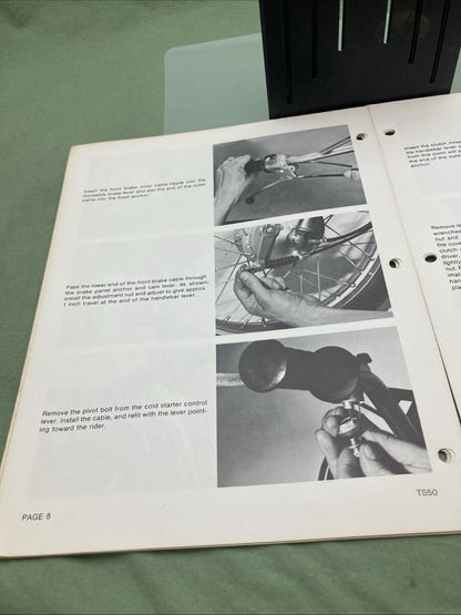 GENUINE SUZUKI TS50 GAUCHO ASSEMBLY AND PRE-DELIVERY SERVICE GUIDE