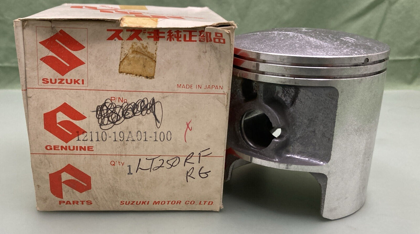 NEW GENUINE SUZUKI 12110-19A01-100 PISTON (OS:1.0), 1985-1986 Quad Racer LT250R