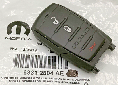 NEW GENUINE MOPAR 68312804AE Integrated Key Fob Transmitter 2019-2023 Ram 1500