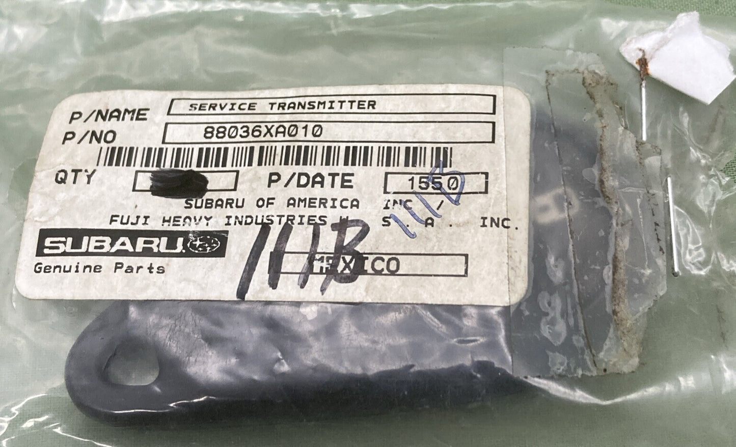 NEW GENUINE SUBARU 88036XA010 Key Less Entry Remote Transmitter