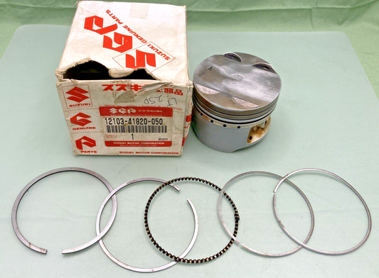PRE-OWNED GENUINE SUZUKI 12103-41820-050 PISTON OS:0.5, 85-86 LT250EF