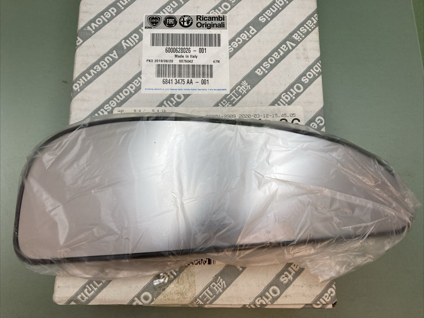 NEW GENUINE RICAMBI 6000628026 Mirror Replacement Glass MOPAR 68413475AA