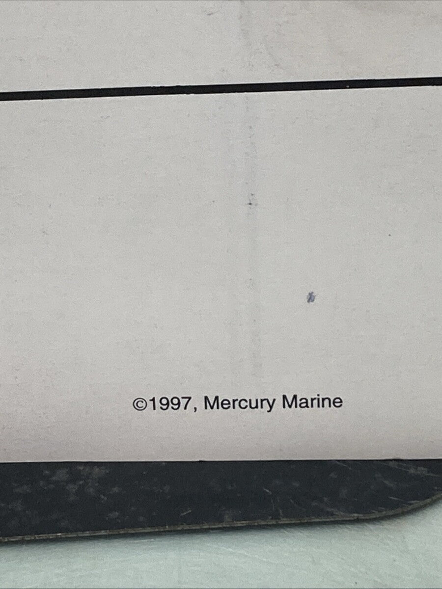 GENUINE MERCURY 90-849776 STERN DRIVE UNIT IIIA SSM SERVICE MANUAL SUPPLEMENT 97
