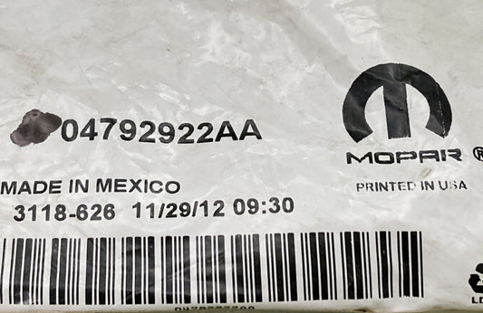 NEW GENUINE MOPAR 04792922AA Water Pump Gasket  2005-2010