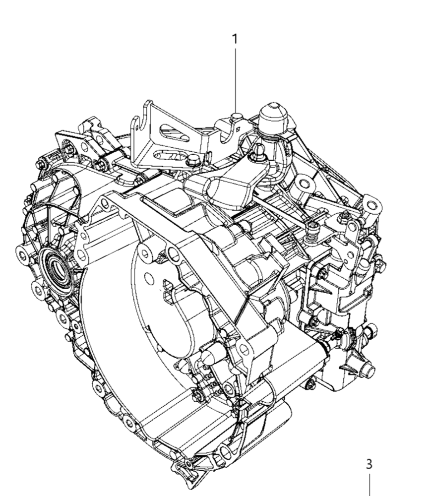 NEW GENUINE MOPAR 05106144AH TRANSMISSION -6 Speed 2016 Dodge Dart 4 Cyl 1.4L