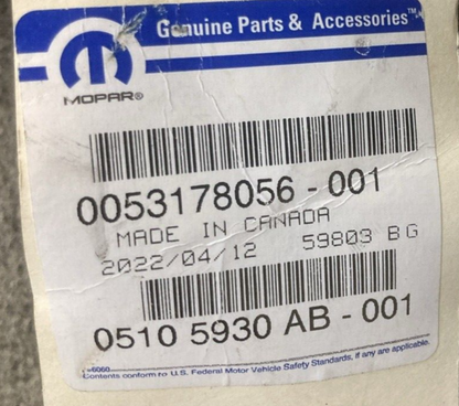 NEW GENUINE MOPAR 05105930AB LINK TRAILING REAR SUSPENSION RIGHT FITS JEEP