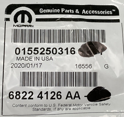 NEW GENUINE MOPAR 68224126AA Snap Ring 2014-2025