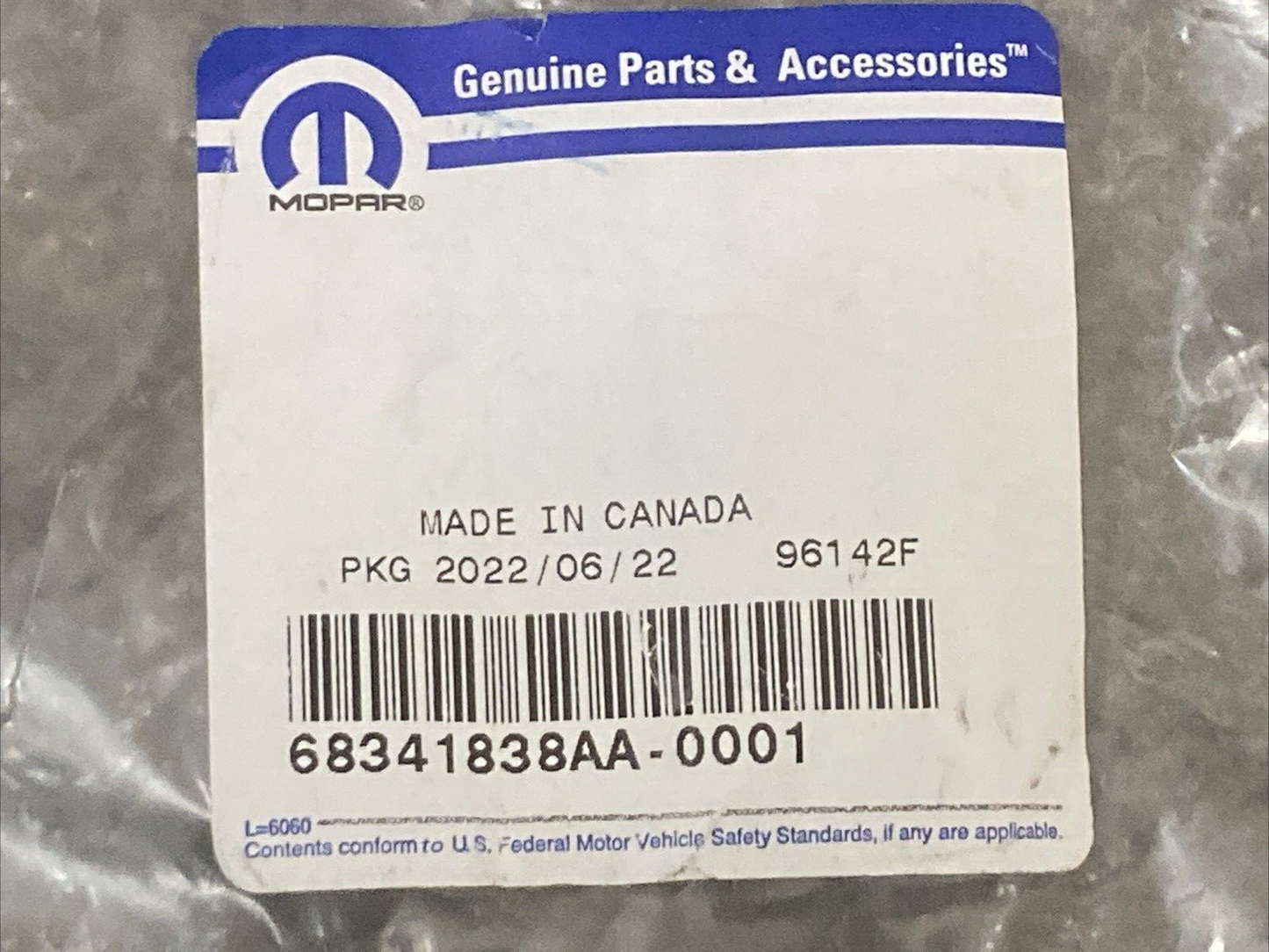 NEW GENUINE MOPAR 68341838AA Rear Bumper Bracket Left FITS '20-'25 JEEP