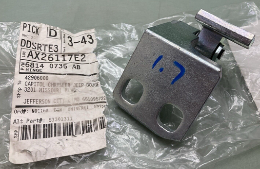 NEW REPLACES MOPAR 68140735AB Door Upper Hinge, Left 2014-2021 Jeep Cherokee