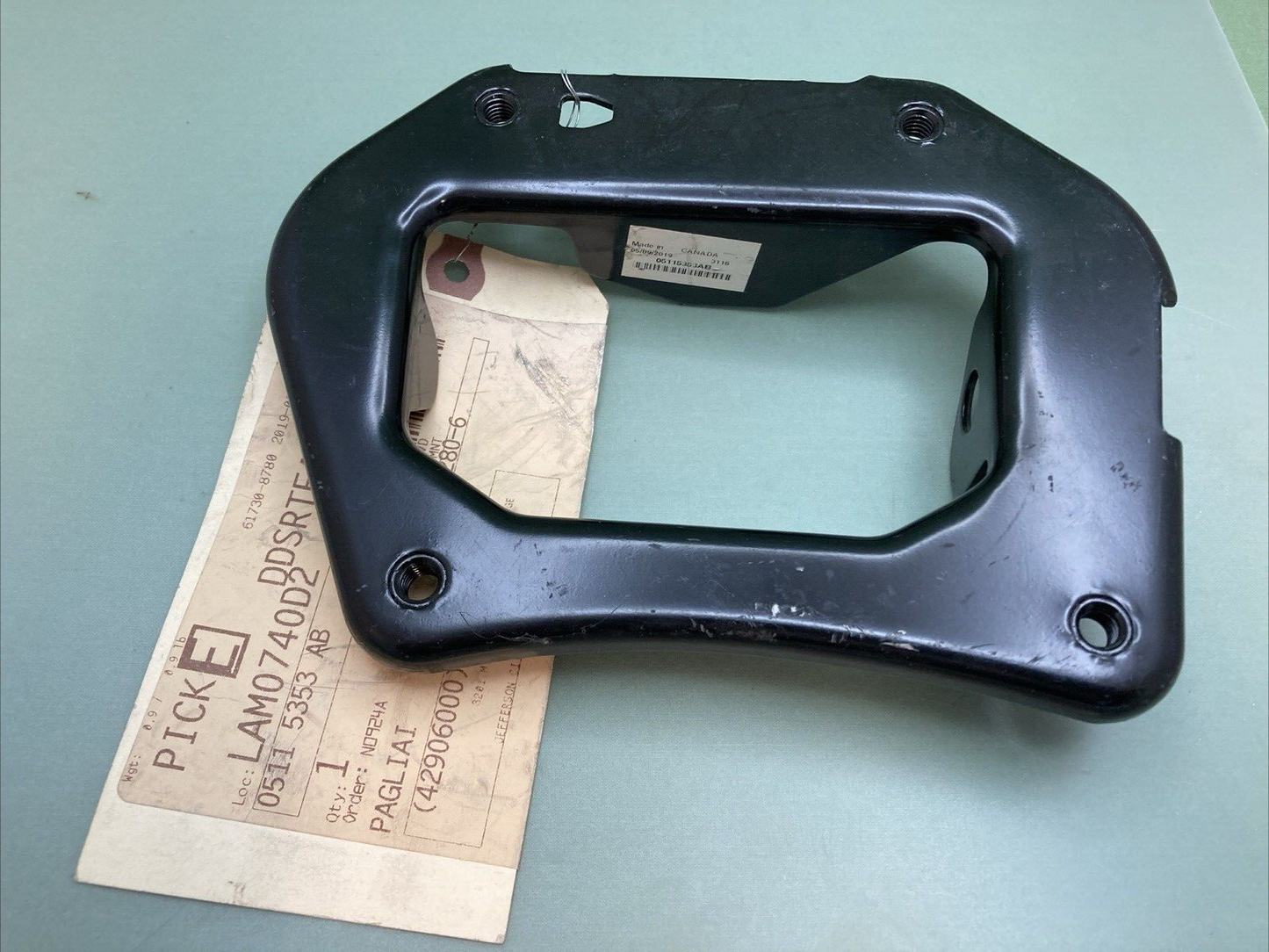 NEW REPLACES MOPAR 05115353AB REINFMNT-Front Bumper Side Rail 2007-2012 Dodge