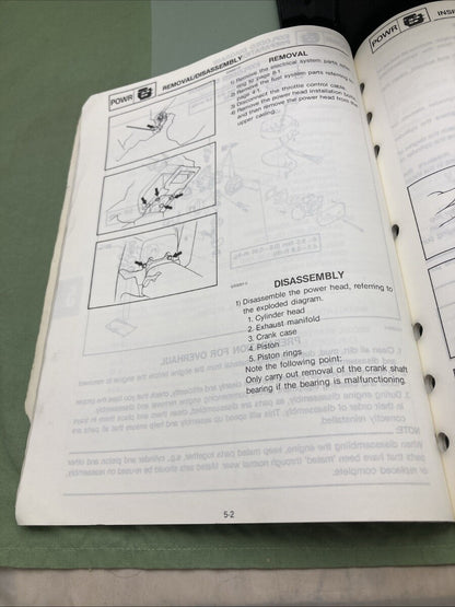 GENUINE YAMAHA LIT-18616-00-46 3D SERVICE MANUAL 1989