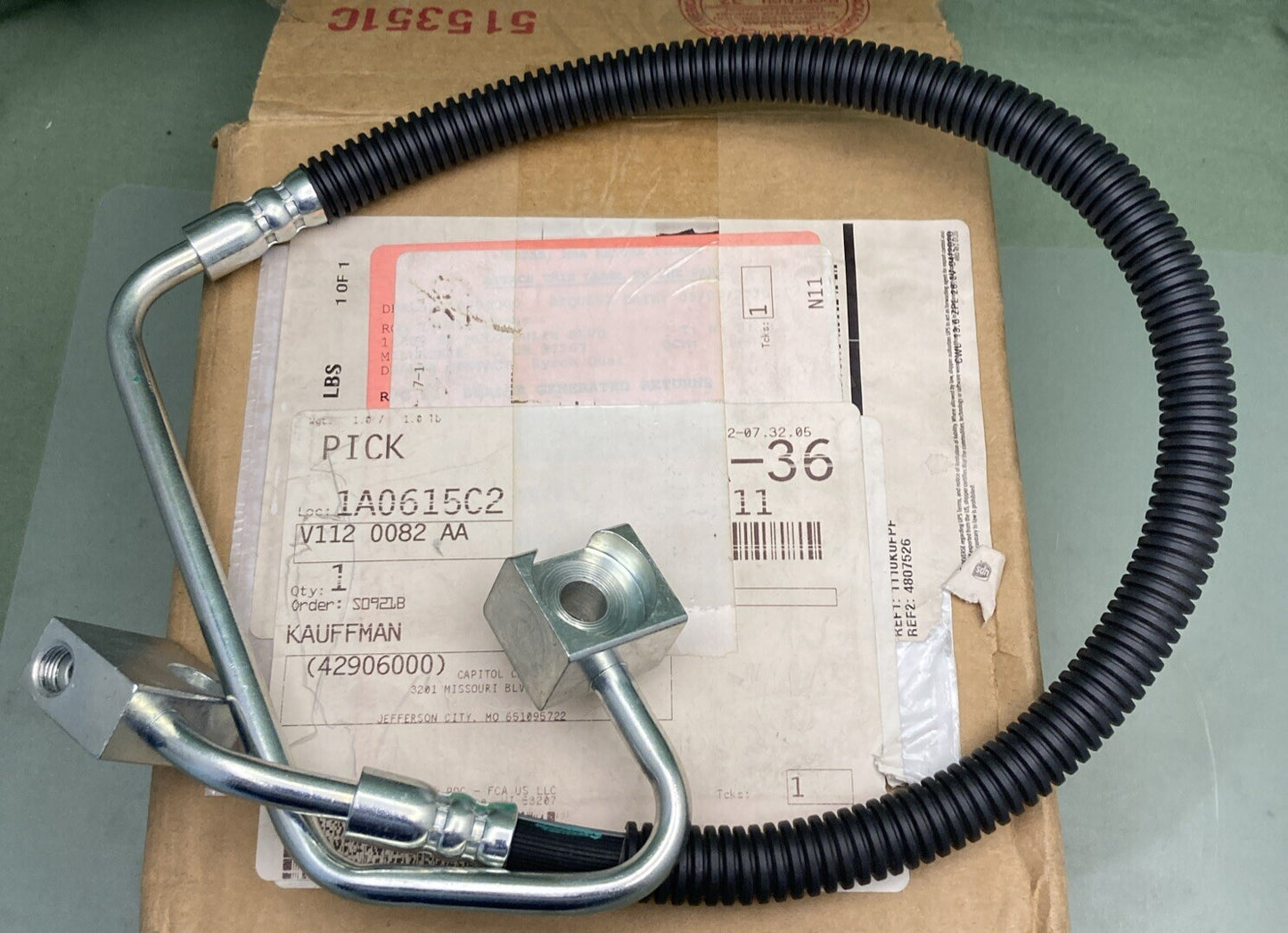 NEW GENUINE MOPAR V1120082AA BRAKE LINE FOR 00-01 DODGE RAM 2500