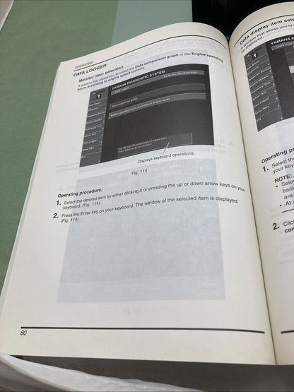 GENUINE YAMAHA 60V-2819U-10 DIAGNOSTIC SYSTEM INSTRUCTION MANUAL 2002