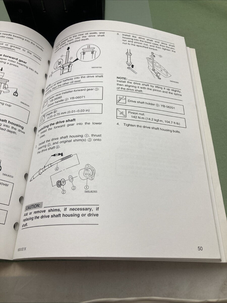GENUINE YAMAHA LIT-18616-02-79 VZ225C, VZ250C SUPPLEMENTARY SERVICE MANUAL 2003