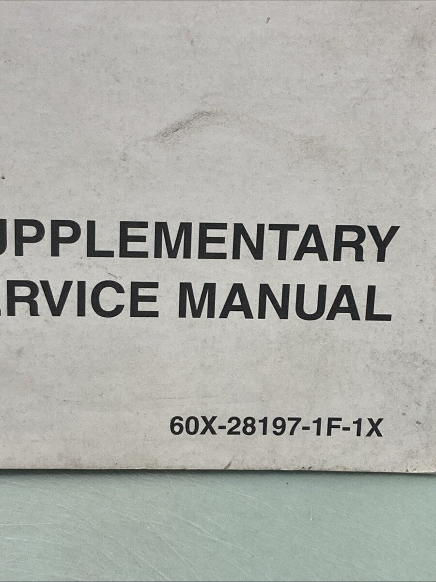GENUINE YAMAHA LIT-18616-02-79 VZ225C, VZ250C SUPPLEMENTARY SERVICE MANUAL 2003