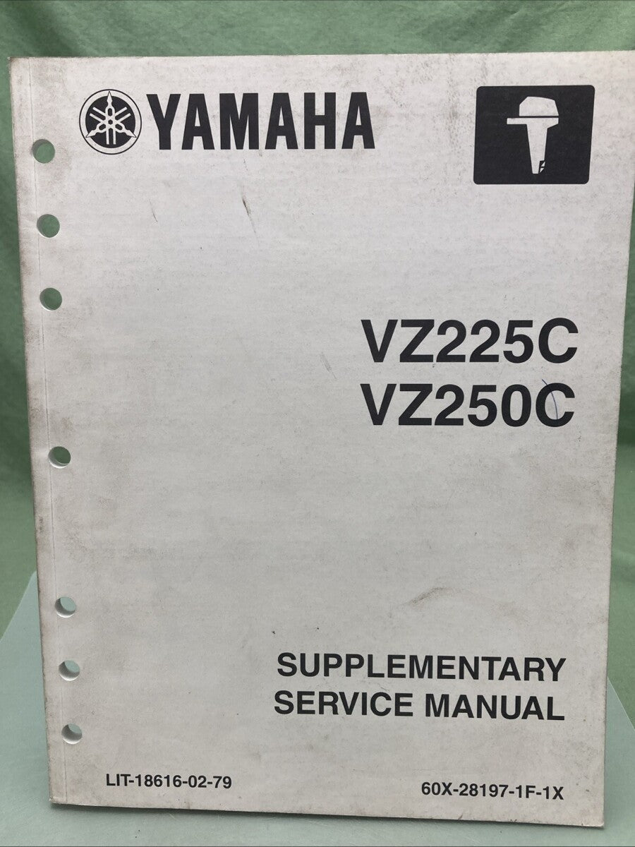 GENUINE YAMAHA LIT-18616-02-79 VZ225C, VZ250C SUPPLEMENTARY SERVICE MANUAL 2003