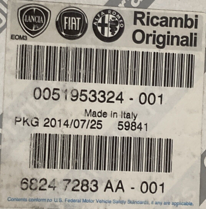 NEW GENUINE RICAMBI 51953324 B Pillar Applique Right MOLDING MOPAR 68247283AA