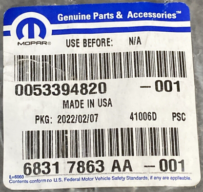 NEW GENUINE MOPAR 68317863AA Texture Grille 2016-2022 Jeep