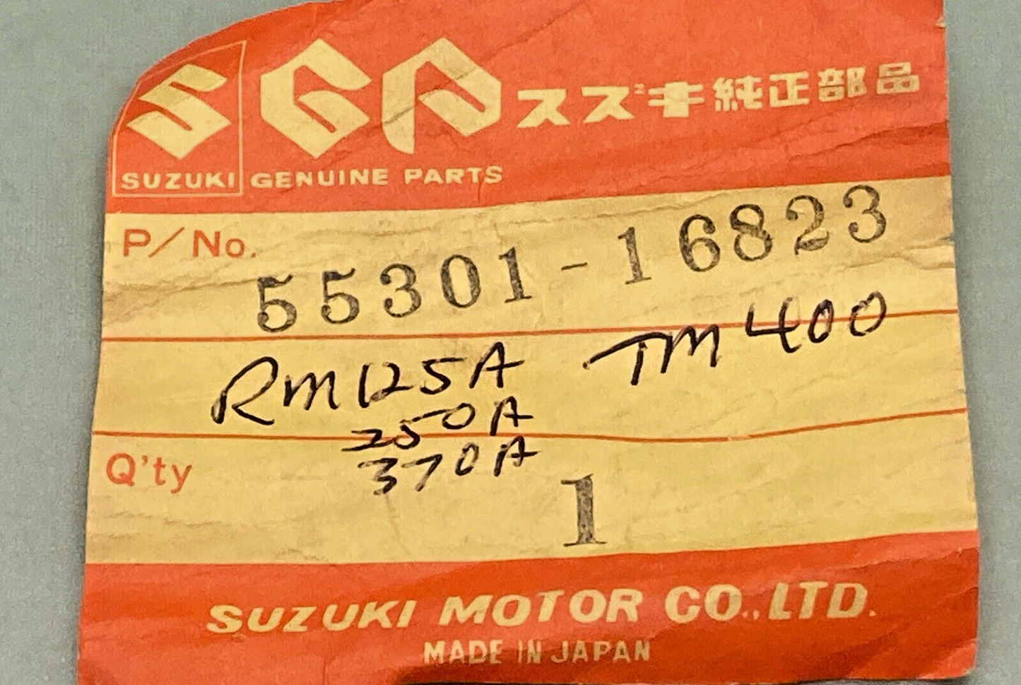 NEW GENUINE SUZUKI 55301-16823 FRONT WHEEL SPOKE, NO NIPPLES