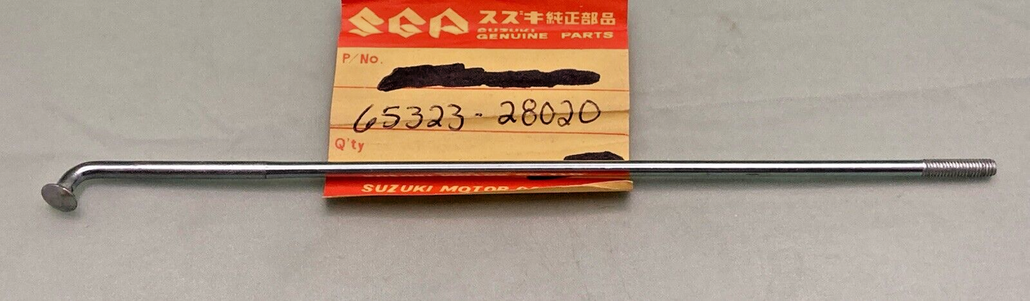 NEW GENUINE SUZUKI 65323-28020 REAR WHEEL OUTER SPOKE, NO NIPPLES