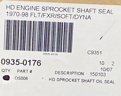 QTY 4 NEW COMETIC GASKET 0935-0176 HD ENGINE SPROCKET SHAFT OIL SEAL