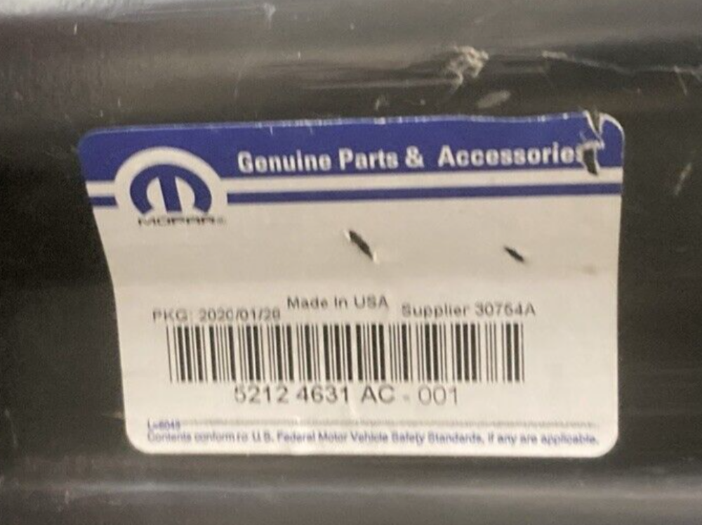 NEW GENUINE MOPAR 52124631AC Transmission Cross-Member FITS '11-'13 JEEP DODGE