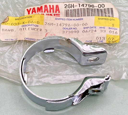 NEW GENUINE YAMAHA 26H-14796-00 BAND, SILENCER 4